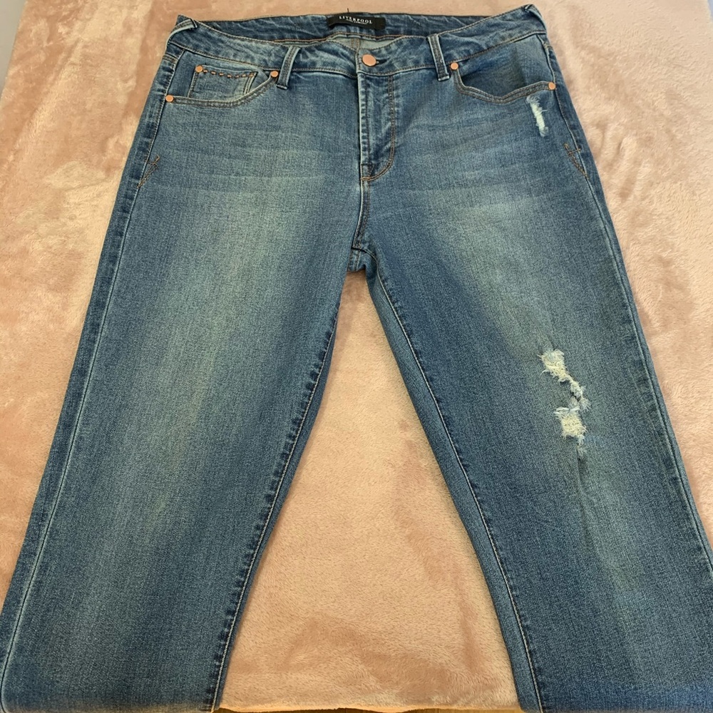 Liverpool Jeans Company Blue Straight Leg Jeans